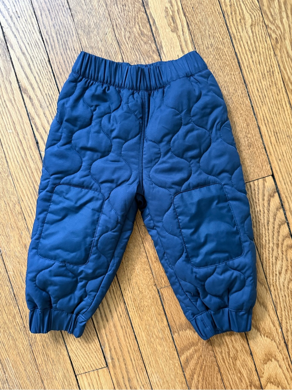 Patagonia Navy Quilted Kids' Puff Joggers - Size 6-12 Months - NWT